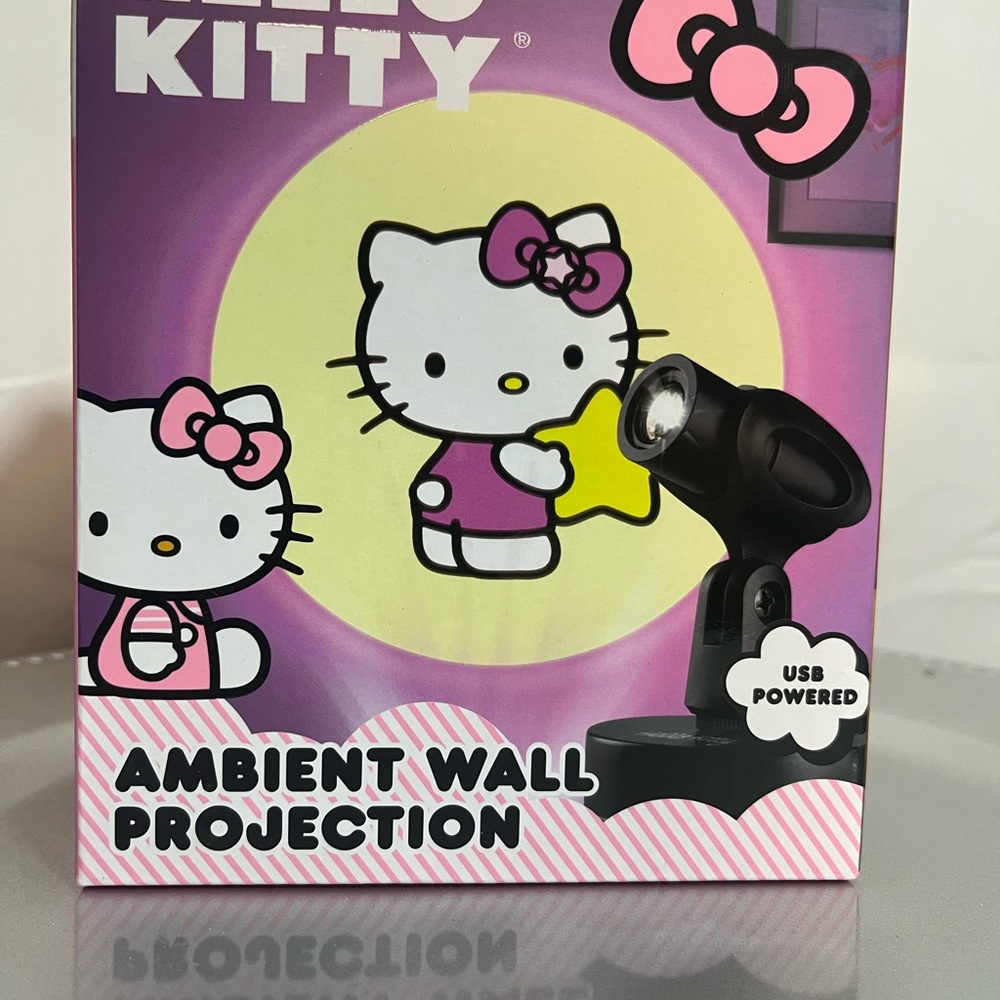 Hello Kitty Pink and Black Wall Projector